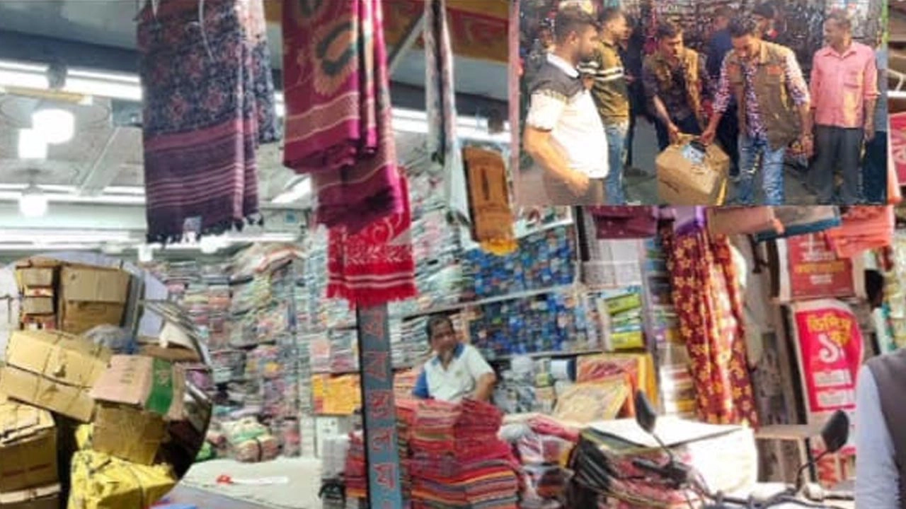 যশোরে শাড়ির ব্যবসার আড়ালে অবৈধ আতশবাজির গুদাম