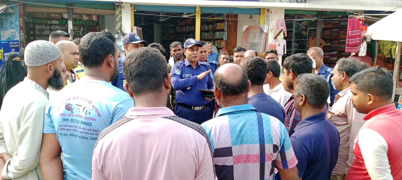 ওসি তৌফিক আজমের কঠোর অবস্থান ও সর্বমহলে প্রশংসা