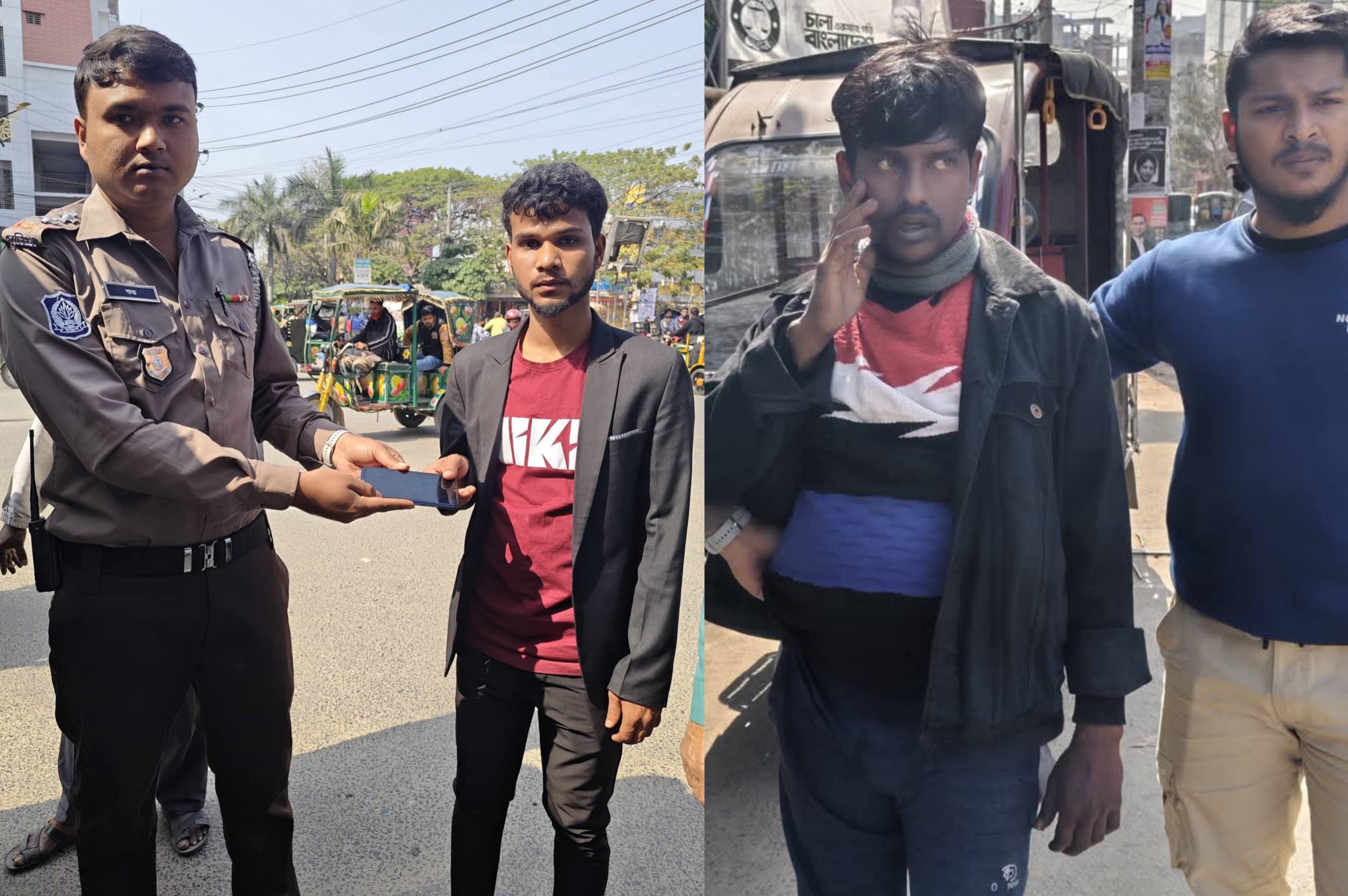 রাজশাহীতে চলন্ত অটোরিকশায় ছিনতাই