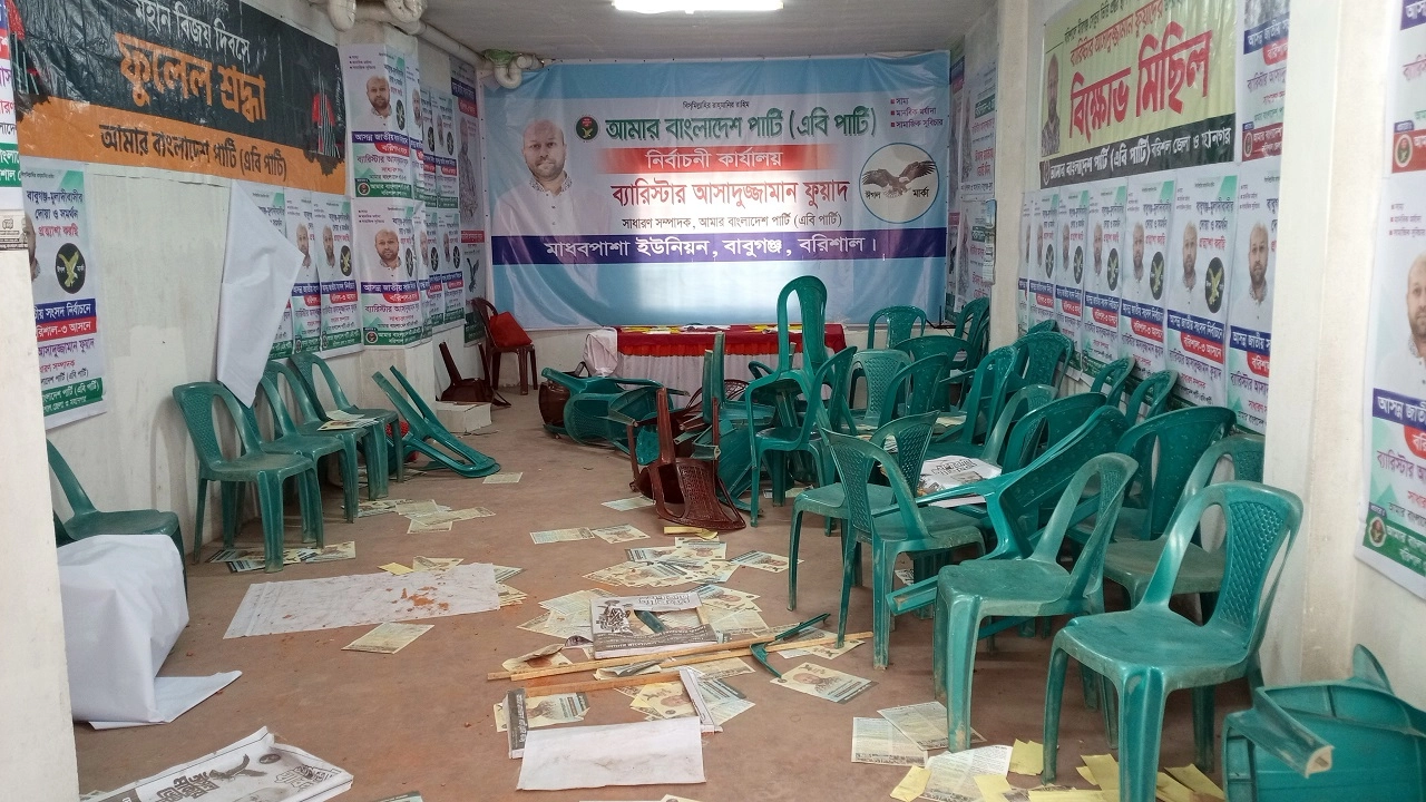 ব্যারিস্টার ফুয়াদের নির্বাচনী অফিসে হামলা-ভাঙচুরের অভিযোগ